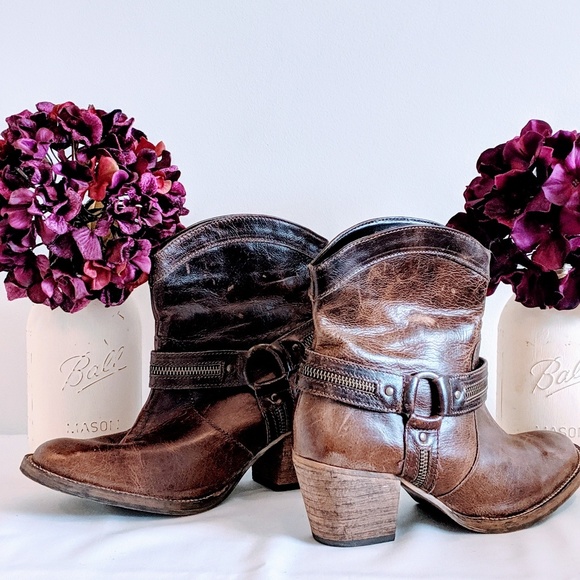 dingo Shoes - Dingo Distressed Moto Boots